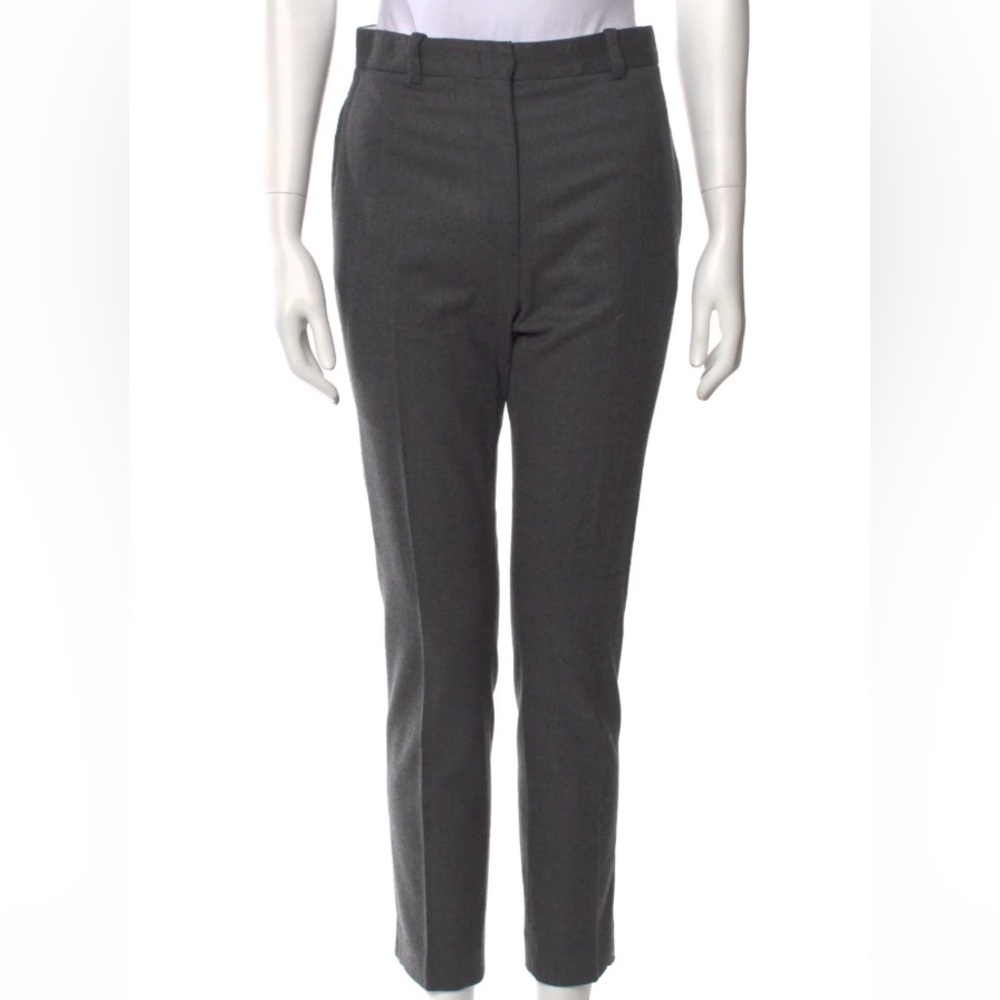 Joseph Wool Grey Straight Leg Pants – Size XS (US 2 / FR 34)